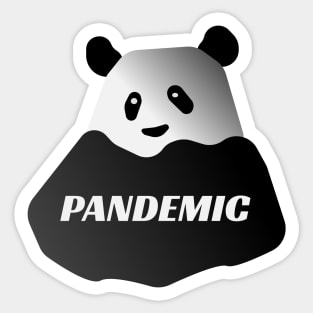 Pandemic Panda Sticker